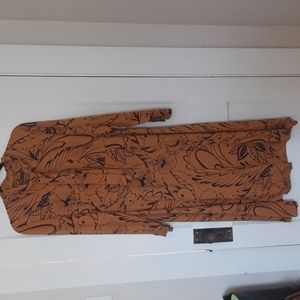 M & S Collection Floral Print front tie dress 12